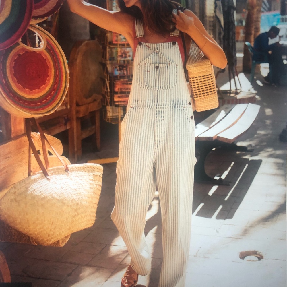 NWOT Faherty Topsail Overalls Size Small